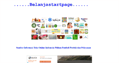 Desktop Screenshot of belanjastartpage.com
