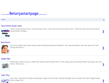 Tablet Screenshot of belanjastartpage.com